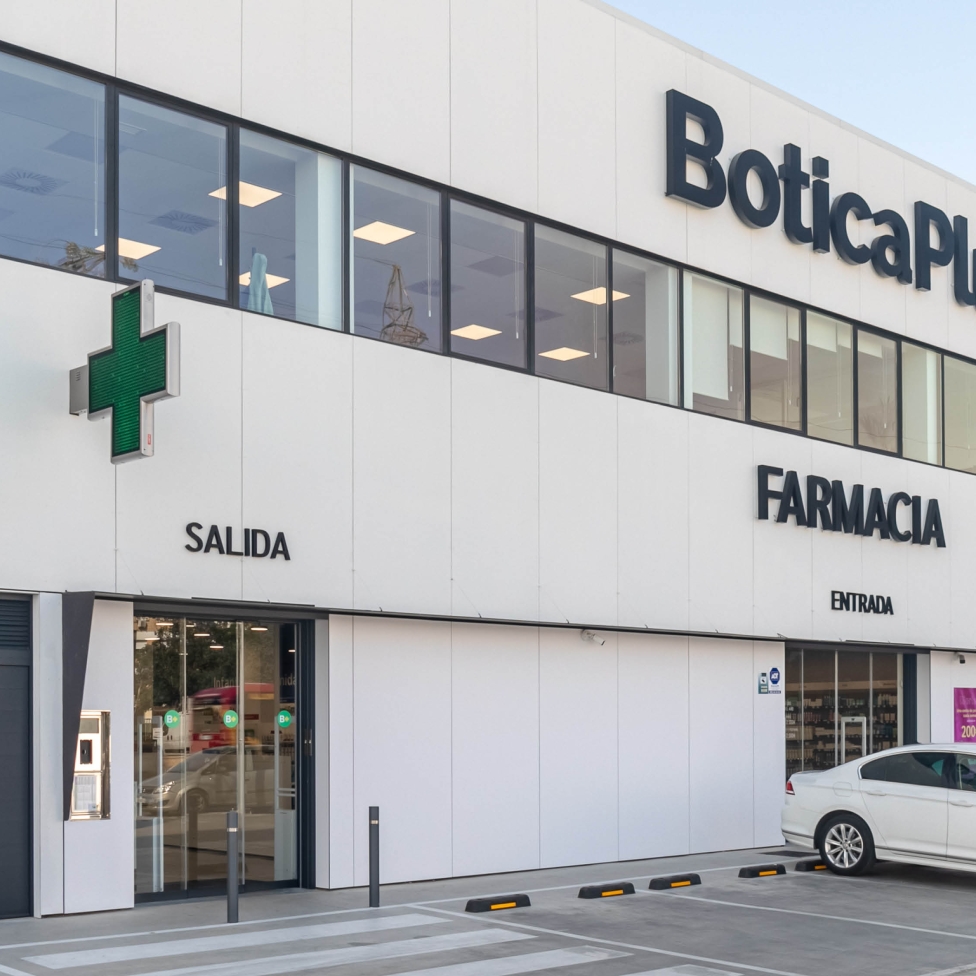 fachada de farmacia 