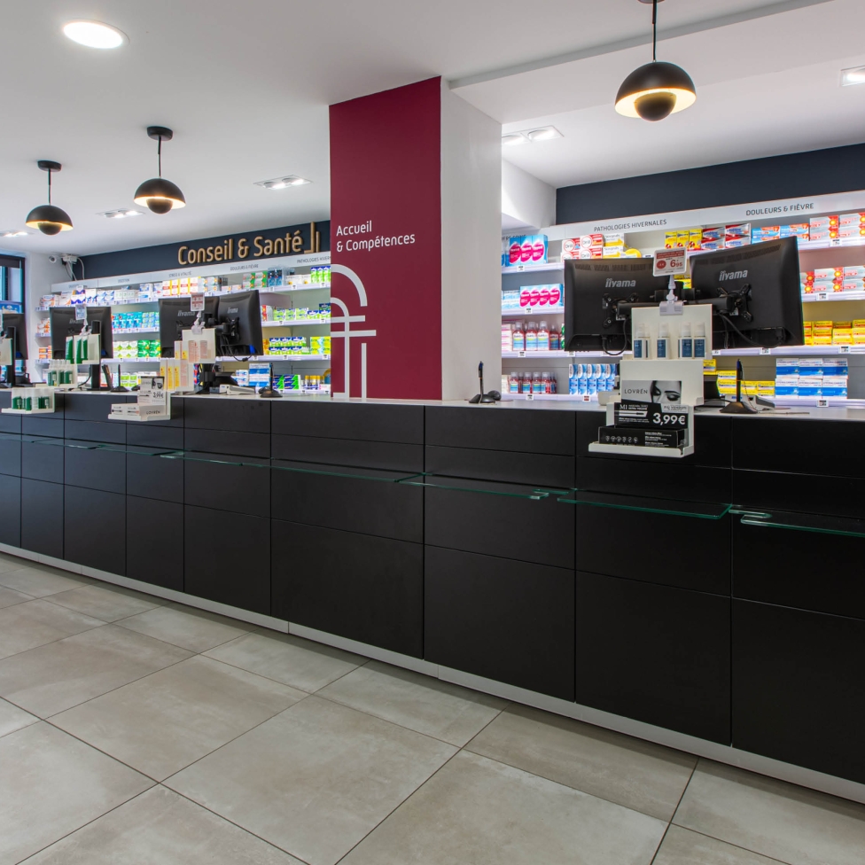 Pharmacie des Halles - Espace comptoir